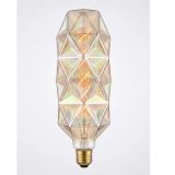 120 Iridescent Faceted Vase LED Bulb (2) 120 Iridescent Faceted Vase LED Bulb (2)
