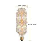 120 Iridescent Faceted Vase LED Bulb (8) 120 Iridescent Faceted Vase LED Bulb (8)