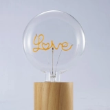 125 Custom Letter Flat Globe Glass LED Bulb (2)
