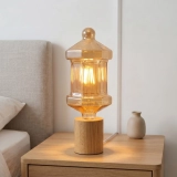Vintage Amber Glass LED Courtyard Light / Decorative Outdoor Garden Pendant Light (4) Vintage Amber Glass LED Courtyard Light / Decorative Outdoor Garden Pendant Light (4)