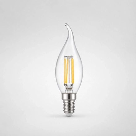 4W Flame Tip LED Filament Candle Bulb E14 4W Flame Tip LED Filament Candle Bulb E14