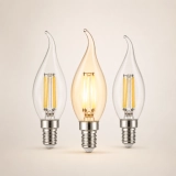 4W Flame Tip LED Filament Candle Bulb E14 (2)
