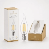 4W Flame Tip LED Filament Candle Bulb E14 (7)