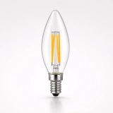 C35 Clear LED Filament Candle Bulb 4W E14 C35 Clear LED Filament Candle Bulb 4W E14
