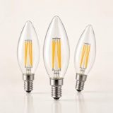 C35 Clear LED Filament Candle Bulb 4W E14 (2) C35 Clear LED Filament Candle Bulb 4W E14 (2)