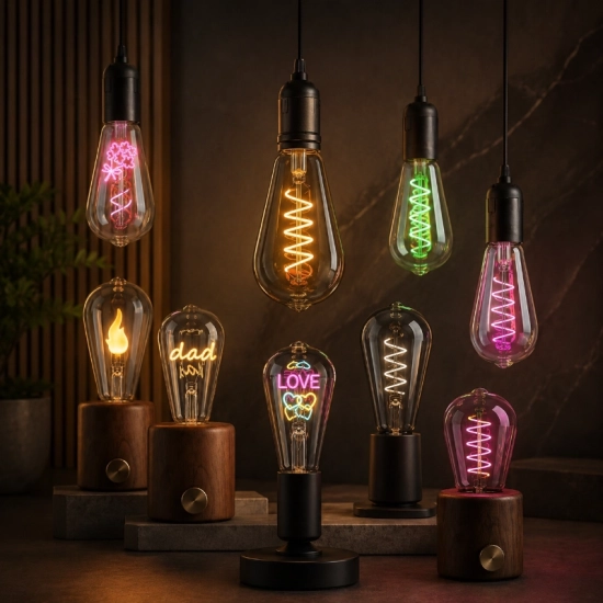 Custom ST64 Decorative Bulbs