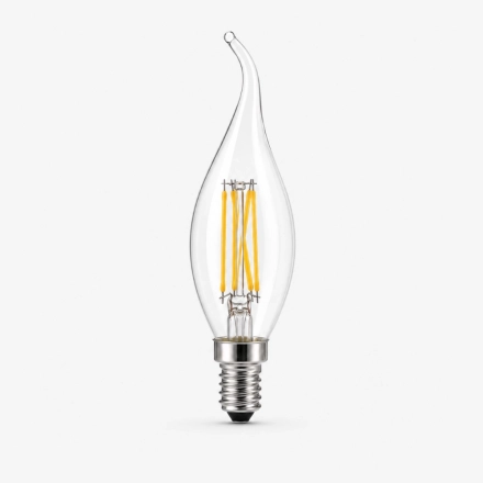 Flame Tip LED Filament Candle Bulb Series