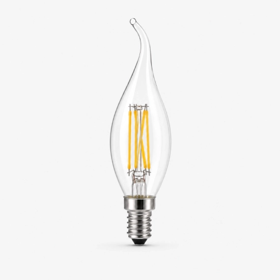 Flame Tip LED Filament Candle Bulb Series
