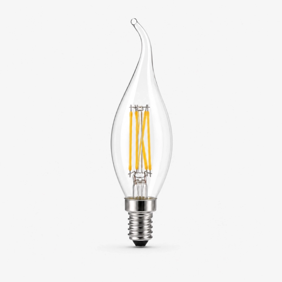 Flame Tip LED Filament Candle Bulb Series Flame Tip LED Filament Candle Bulb Series