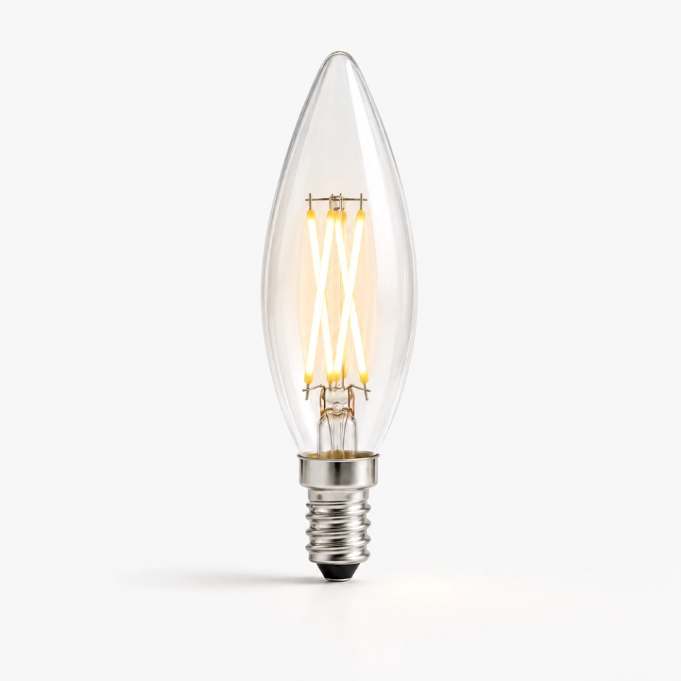 Flame Tip LED Filament Candle Bulb Series (3)