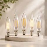 Flame Tip LED Filament Candle Bulb Series (6)