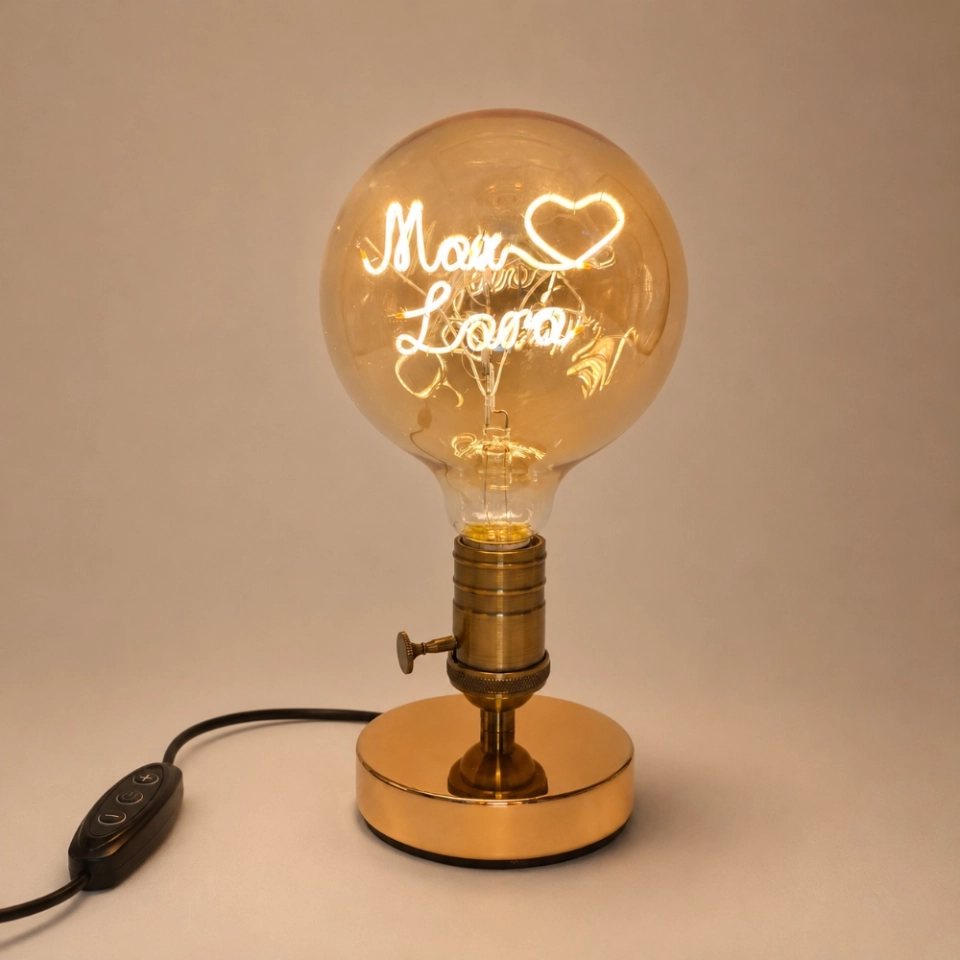 G125 Champagne Glass Custom Letter LED Globe Bulb Personalized Name Atmosphere Light (4) G125 Champagne Glass Custom Letter LED Globe Bulb Personalized Name Atmosphere Light (4)