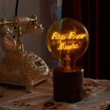 G125 Reverse Two-Tone Custom Letter LED Globe Bulb with Clear Top and Lemon Yellow Base (2) G125 Reverse Two-Tone Custom Letter LED Globe Bulb with Clear Top and Lemon Yellow Base (2)