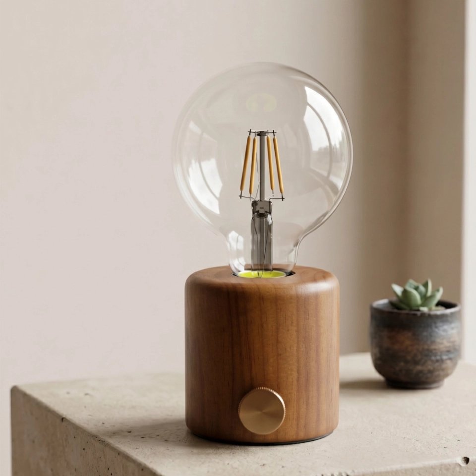G95 Clear Glass LED Filament Bulb with Four-Line Filament (3)
