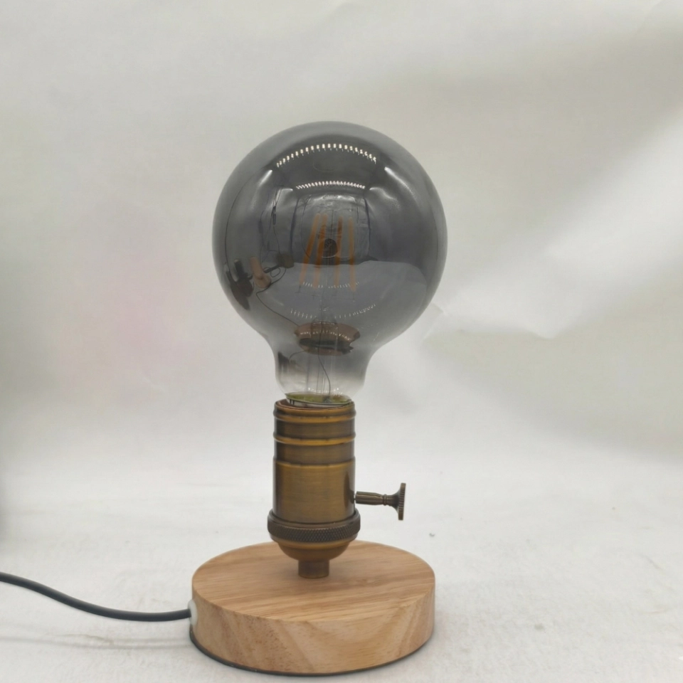G95 Smoke Gray Glass LED Bulb with Soft Filament (5) G95 Smoke Gray Glass LED Bulb with Soft Filament (5)