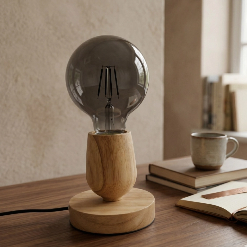 G95 Smoke Gray Glass LED Bulb with Soft Filament (6) G95 Smoke Gray Glass LED Bulb with Soft Filament (6)