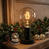 G95 Champagne Glass LED Bulb with Snowman LED Light Plate (7) G95 Champagne Glass LED Bulb with Snowman LED Light Plate (7)