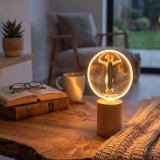 GA130 Amber Globe Glass LED Bulb (7)