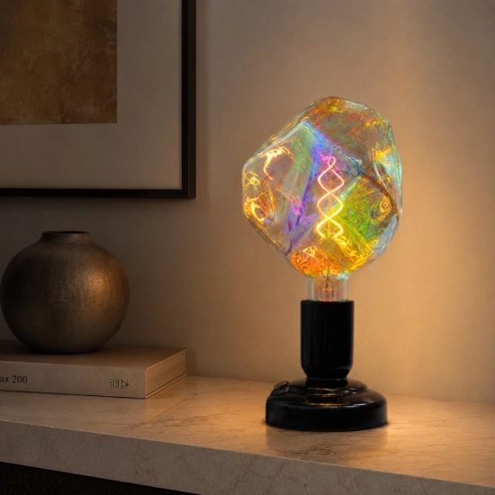 180 Iridescent Meteor Glass LED Bulb