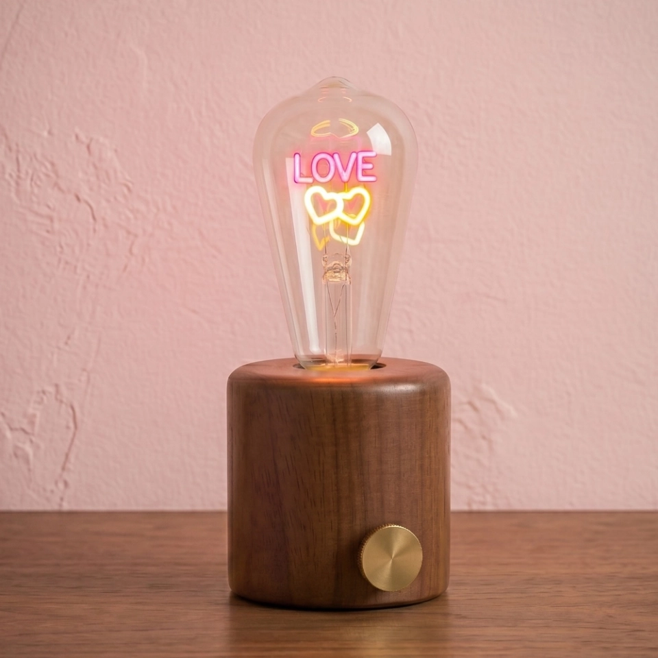 ST64 LOVE Double Heart Edison LED Bulb ST64 LOVE Double Heart Edison LED Bulb