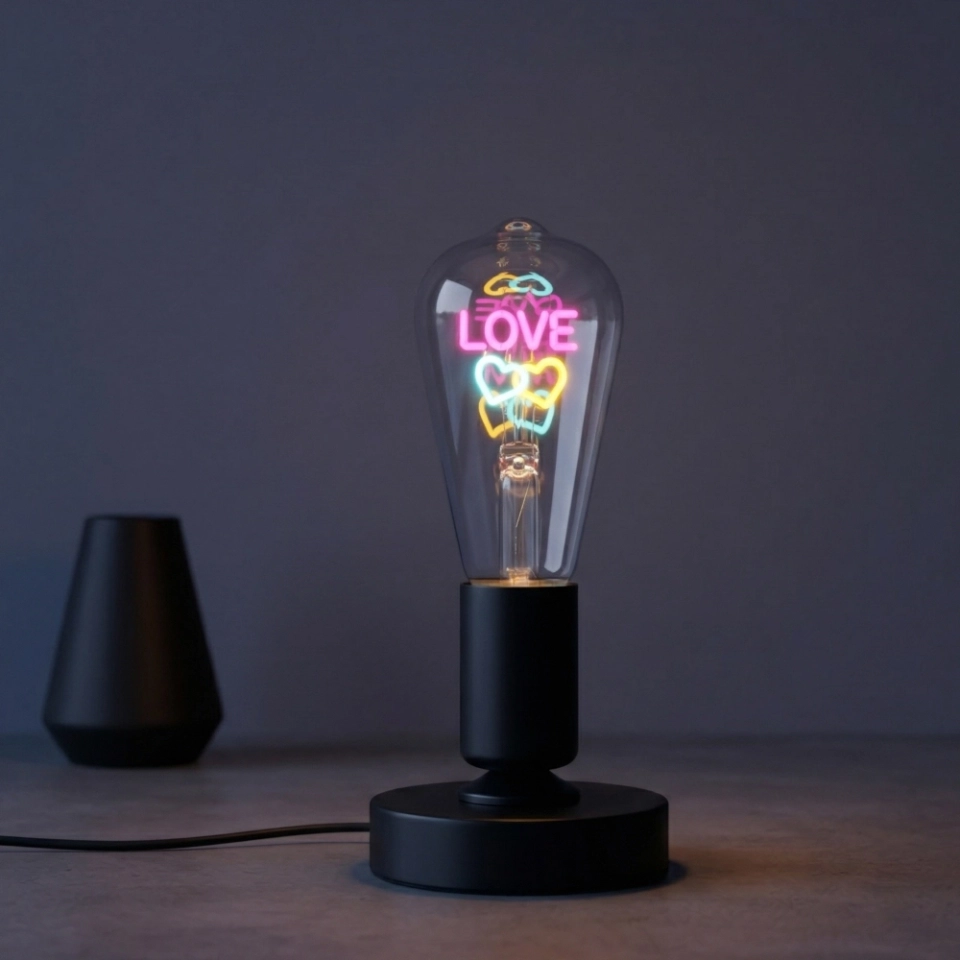 ST64 LOVE Double Heart Edison LED Bulb (2) ST64 LOVE Double Heart Edison LED Bulb (2)