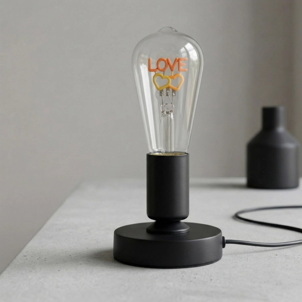ST64 LOVE Double Heart Edison LED Bulb (7) ST64 LOVE Double Heart Edison LED Bulb (7)