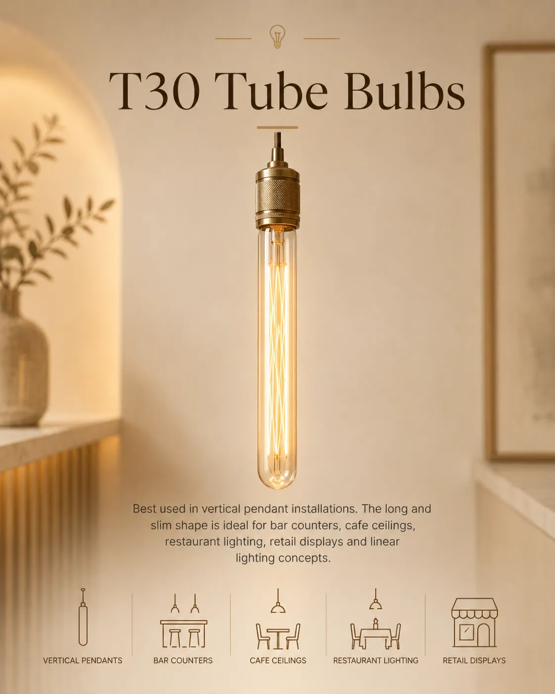 T30 Tube Bulbs T30 Tube Bulbs