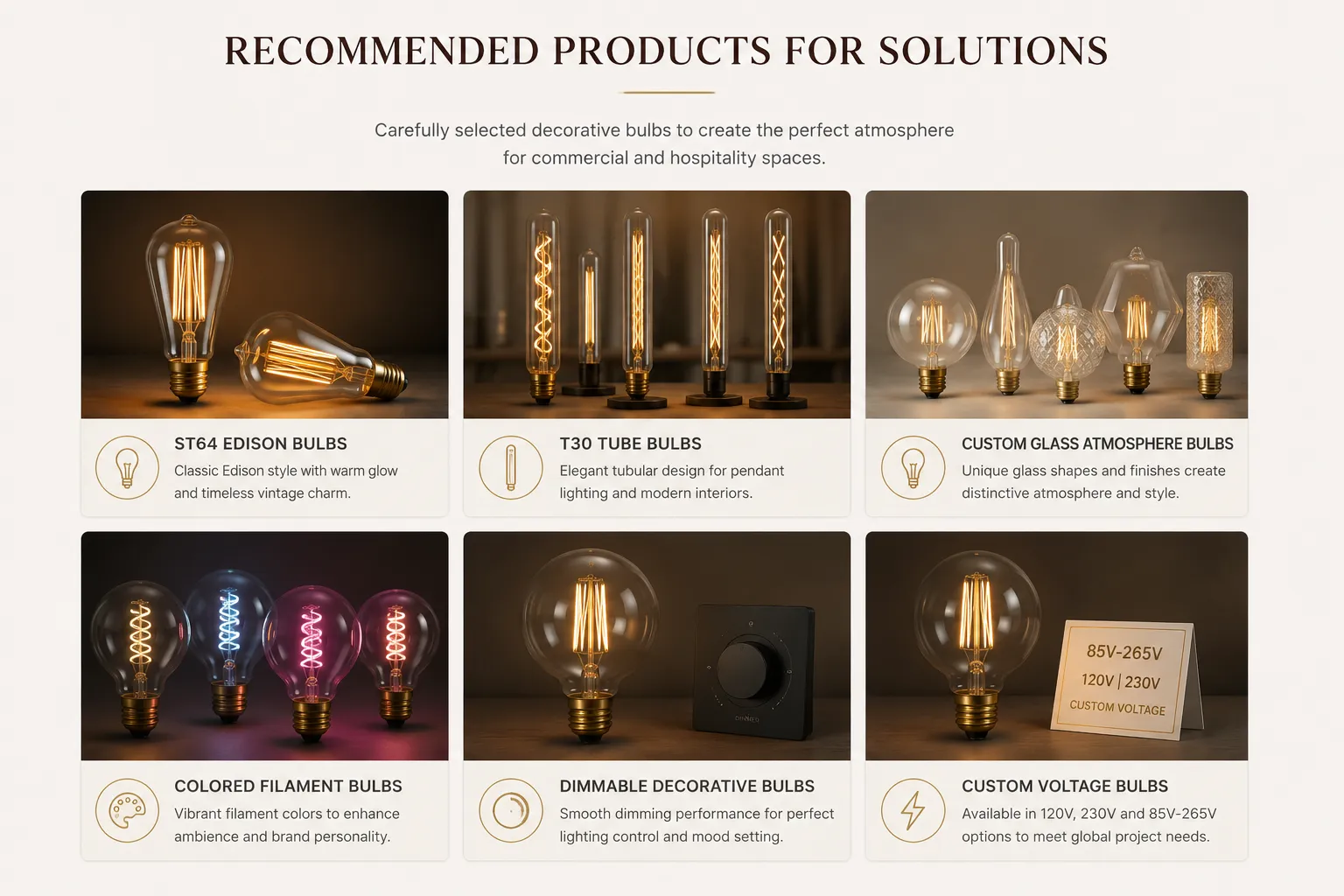 Recommended Products for Solutions 