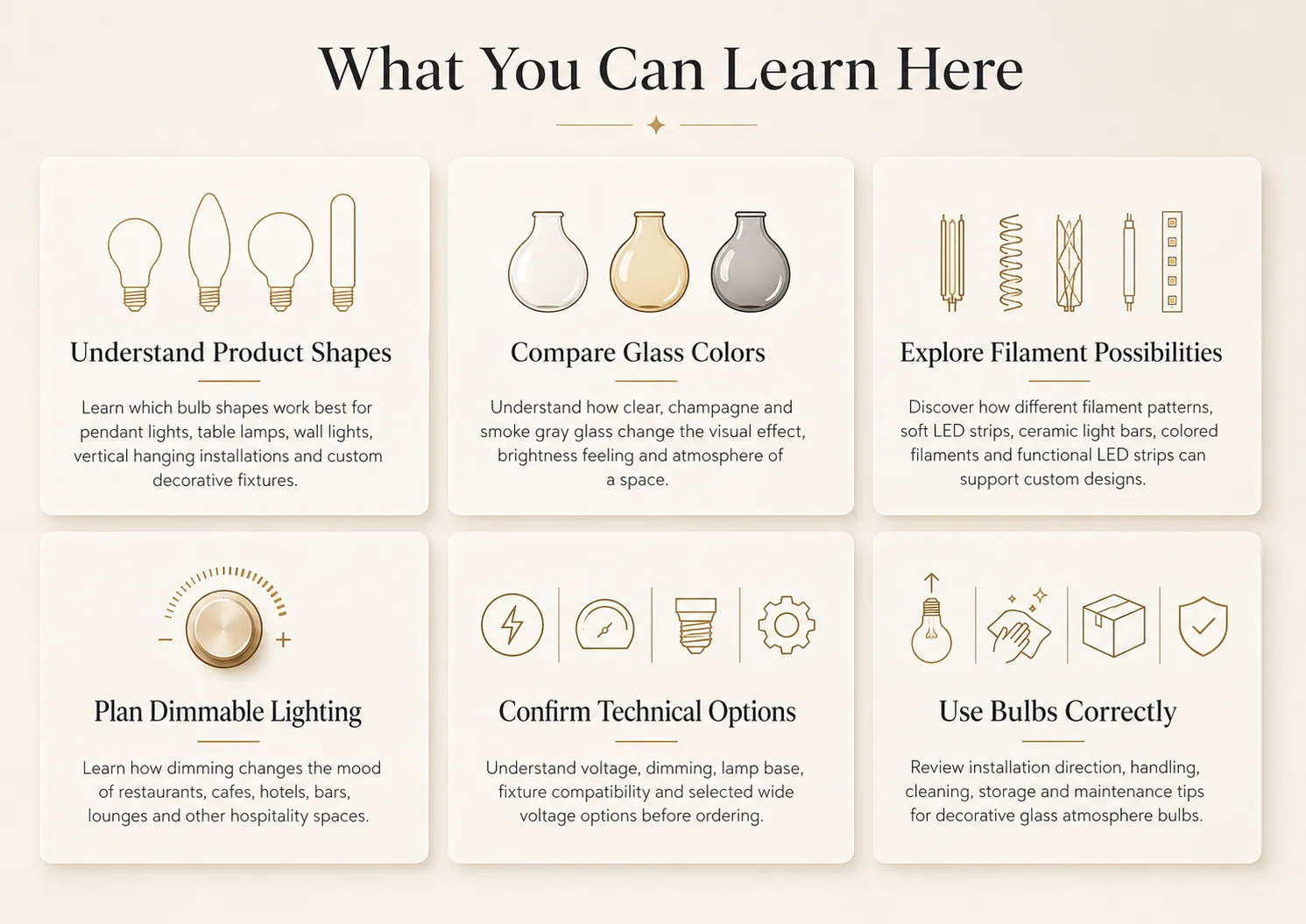 What You Can Learn Here