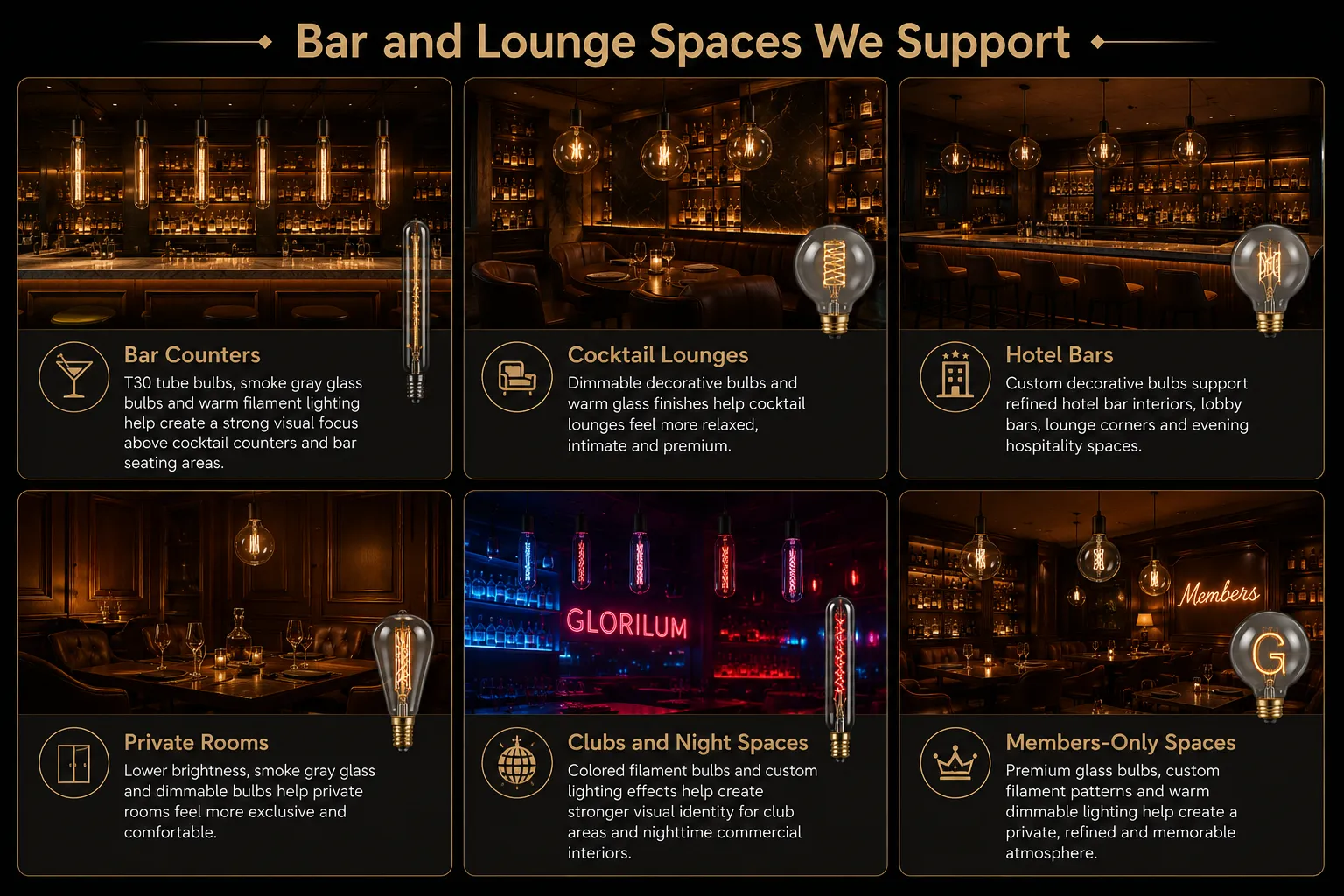 Recommended Products for Bar and Lounge Lighting Recommended Products for Bar and Lounge Lighting