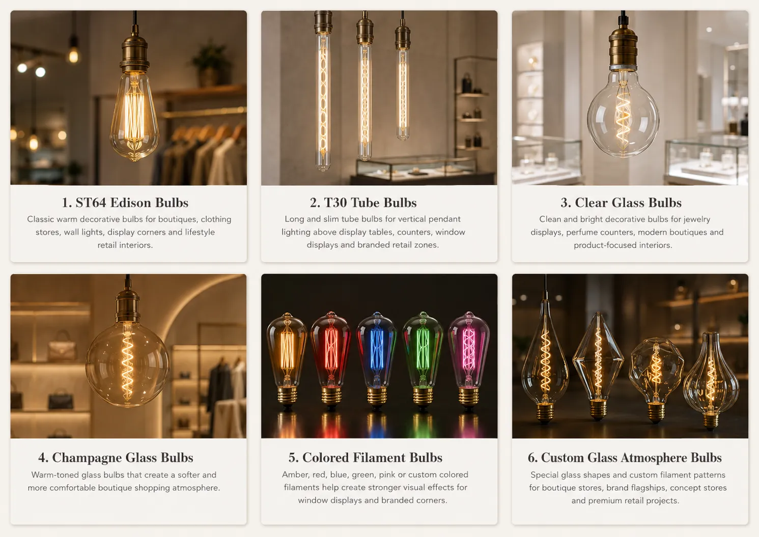 Recommended Products for Retail Store Lighting