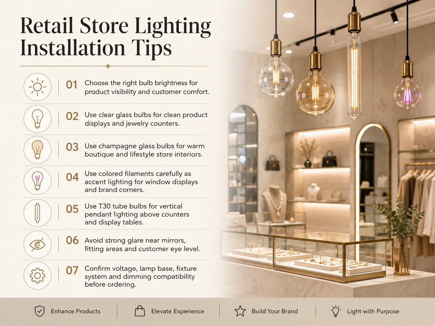 Installation Tips for Retail Store Lighting