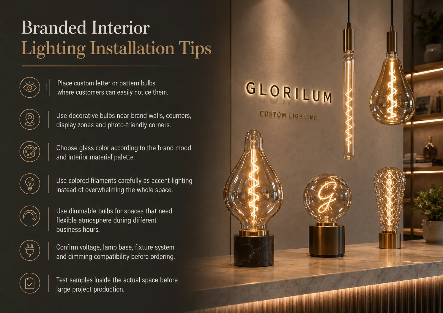 Installation Tips for Branded Interior Lighting