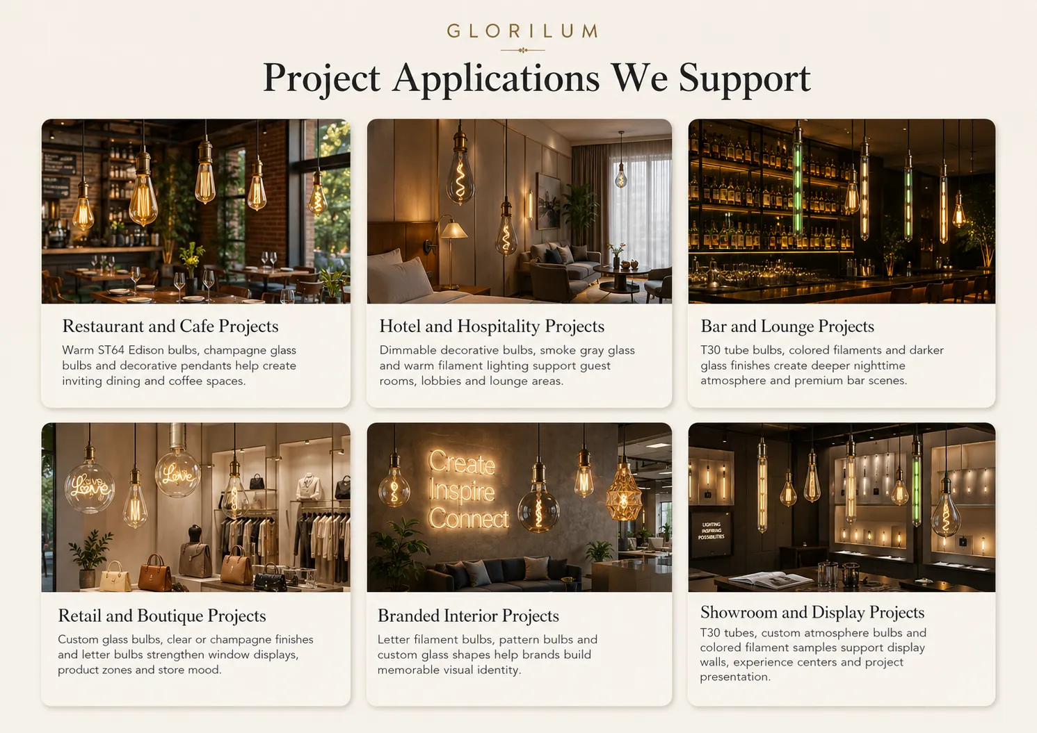 Project Applications We Support Project Applications We Support