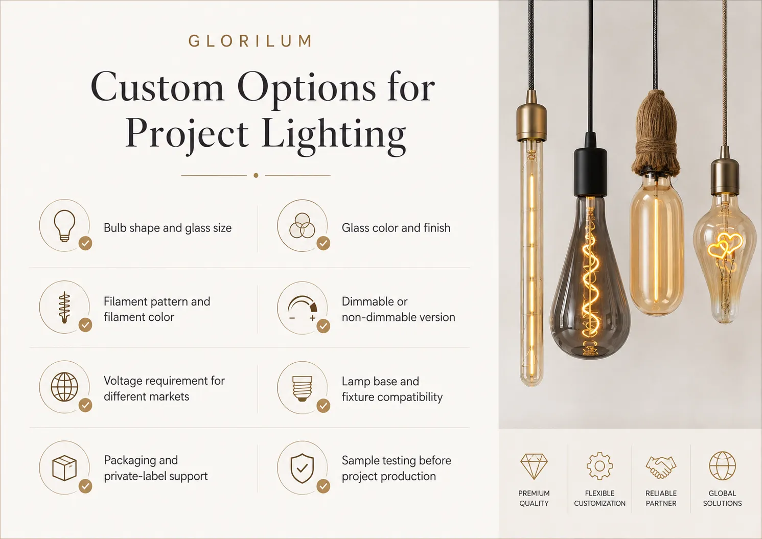 Custom Options for Project Lighting Custom Options for Project Lighting