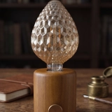 Small Strawberry Amber Textured Glass LED Bulb (3) Small Strawberry Amber Textured Glass LED Bulb (3)
