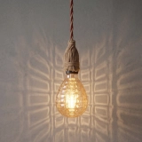 Small Textured Amber Glass LED Bulb (3) Small Textured Amber Glass LED Bulb (3)