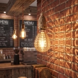 Small Textured Amber Glass LED Bulb (5) Small Textured Amber Glass LED Bulb (5)