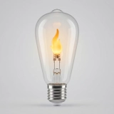 ST64 Flickering Flame Edison LED Bulb ST64 Flickering Flame Edison LED Bulb