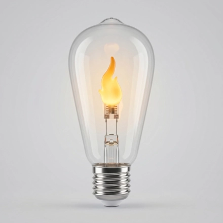 ST64 Flickering Flame Edison LED Bulb ST64 Flickering Flame Edison LED Bulb