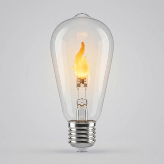 ST64 Flickering Flame Edison LED Bulb ST64 Flickering Flame Edison LED Bulb