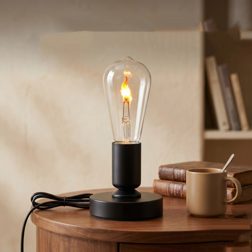 ST64 Flickering Flame Edison LED Bulb (5) ST64 Flickering Flame Edison LED Bulb (5)