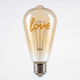 ST64 LOVE Letter Edison LED Bulb ST64 LOVE Letter Edison LED Bulb