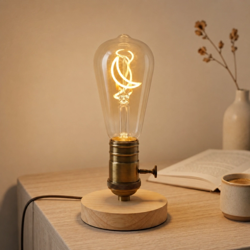 ST64 Moon Shape Edison LED Bulb (7) ST64 Moon Shape Edison LED Bulb (7)