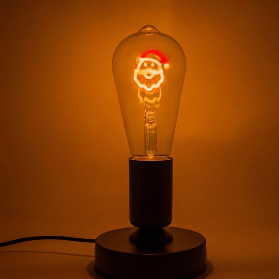 ST64 Santa Claus Edison LED Bulb (3) ST64 Santa Claus Edison LED Bulb (3)