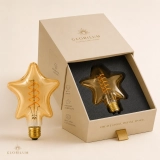 Star Shaped LED Filament Bulb E27/E26 Amber Decorative Vintage Bulb (7) Star Shaped LED Filament Bulb E27/E26 Amber Decorative Vintage Bulb (7)