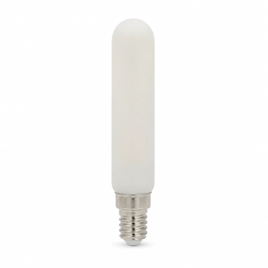 T10 Frosted Tubular LED Bulb, T30 × 125 mm, S14 Base, Custom E27 Soft Diffused Light