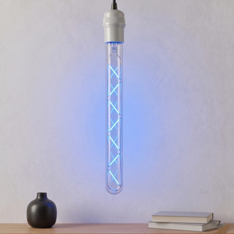 T30-300 Custom Blue Filament LED Tube Bulb (2) T30-300 Custom Blue Filament LED Tube Bulb (2)