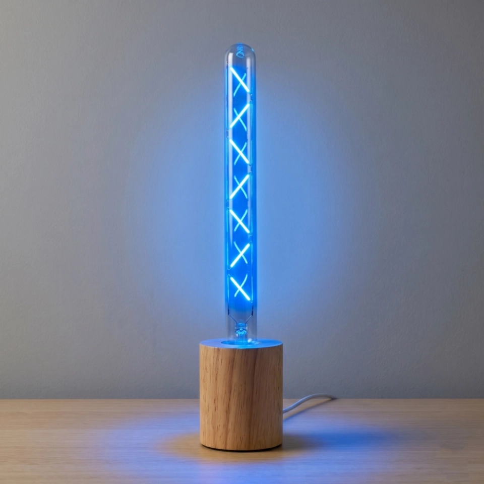 T30-300 Custom Blue Filament LED Tube Bulb (7) T30-300 Custom Blue Filament LED Tube Bulb (7)