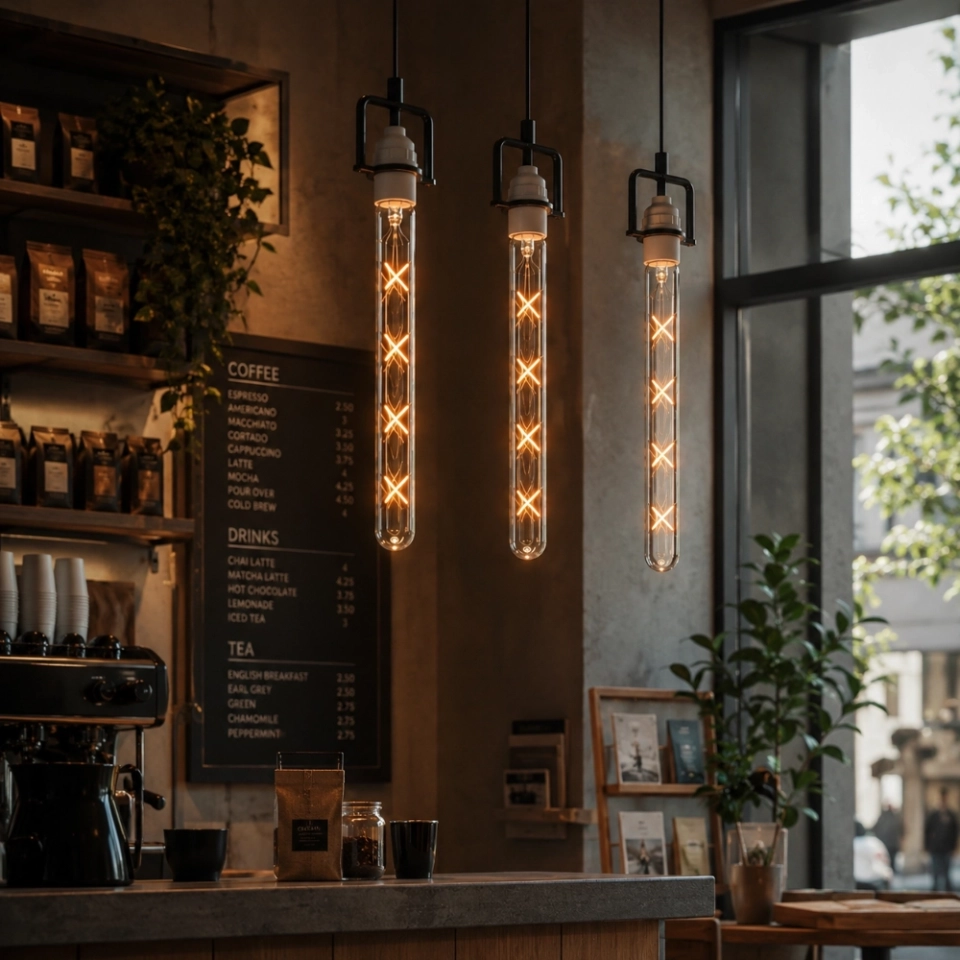 T30-300 Custom Color X Filament LED Tube Bulb (4) T30-300 Custom Color X Filament LED Tube Bulb (4)
